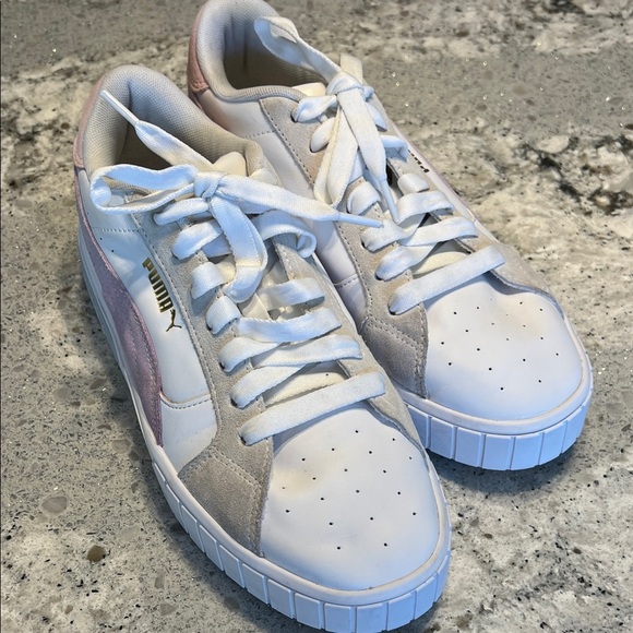 Puma Women's Puma Cali Star Lavender Fog White Sneakers Size 10 - Picture 13 of 13